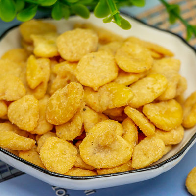 Αγορά Η Kosher Fava γεύση ντοματών πρόχειρων φαγητών φασολιών BRC διαφώτισε τα πατατάκια ευρέων φασολιών online manufacture