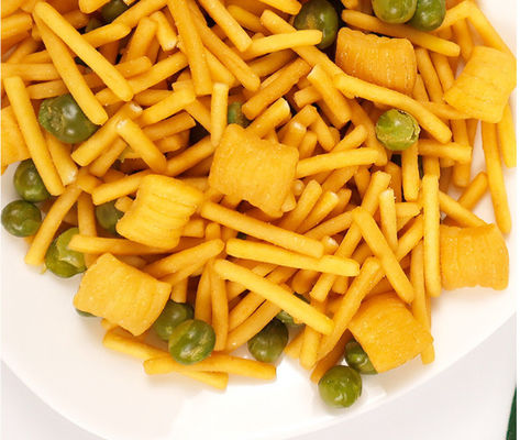 Καλή τιμή Καυτός πωλήστε τη μικτή κροτίδα λουρίδων γαρίδων πρόχειρων φαγητών με τα τριζάτα πρόχειρα φαγητά πράσινων μπιζελιών για το γραφείο κόμματος σε απευθείας σύνδεση