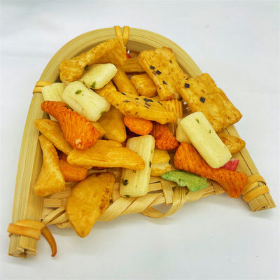 Καλή τιμή ξεφγμένη cOem τριζάτη κροτίδα ρυζιού στους μαζικούς κινεζικούς κατασκευαστές πρόχειρων φαγητών σε απευθείας σύνδεση