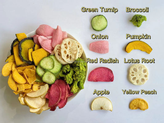 Καυτά πώλησης ξηρών λαχανικών κενά φυσικά αφυδατωμένα τσιπ μπρόκολου μπρόκολου τηγανισμένα χονδρικές τιμές