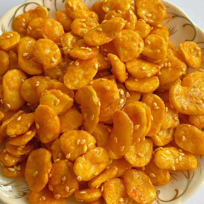 Καλή τιμή Τα ευτυχή φασόλια Fava πρόχειρων φαγητών γεύσης σουσαμιού τεμάχισαν τα ευρέα φασόλια Edamame σε απευθείας σύνδεση