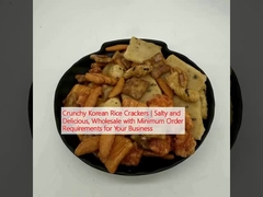 Κρυσαρό Κορεάτικα Κράκερ ρυζιού. Αλμυρά και νόστιμα, χονδρικό με ελάχιστες απαιτήσεις παραγγελίας για την επιχείρησή σας.