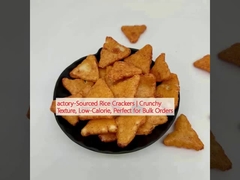 Κρακεράκια ρυζιού από ηθοποιούς. Κρυσαρό υλικό, χαμηλής θερμιδικής αξίας, τέλεια για παραγγελίες χύδην.